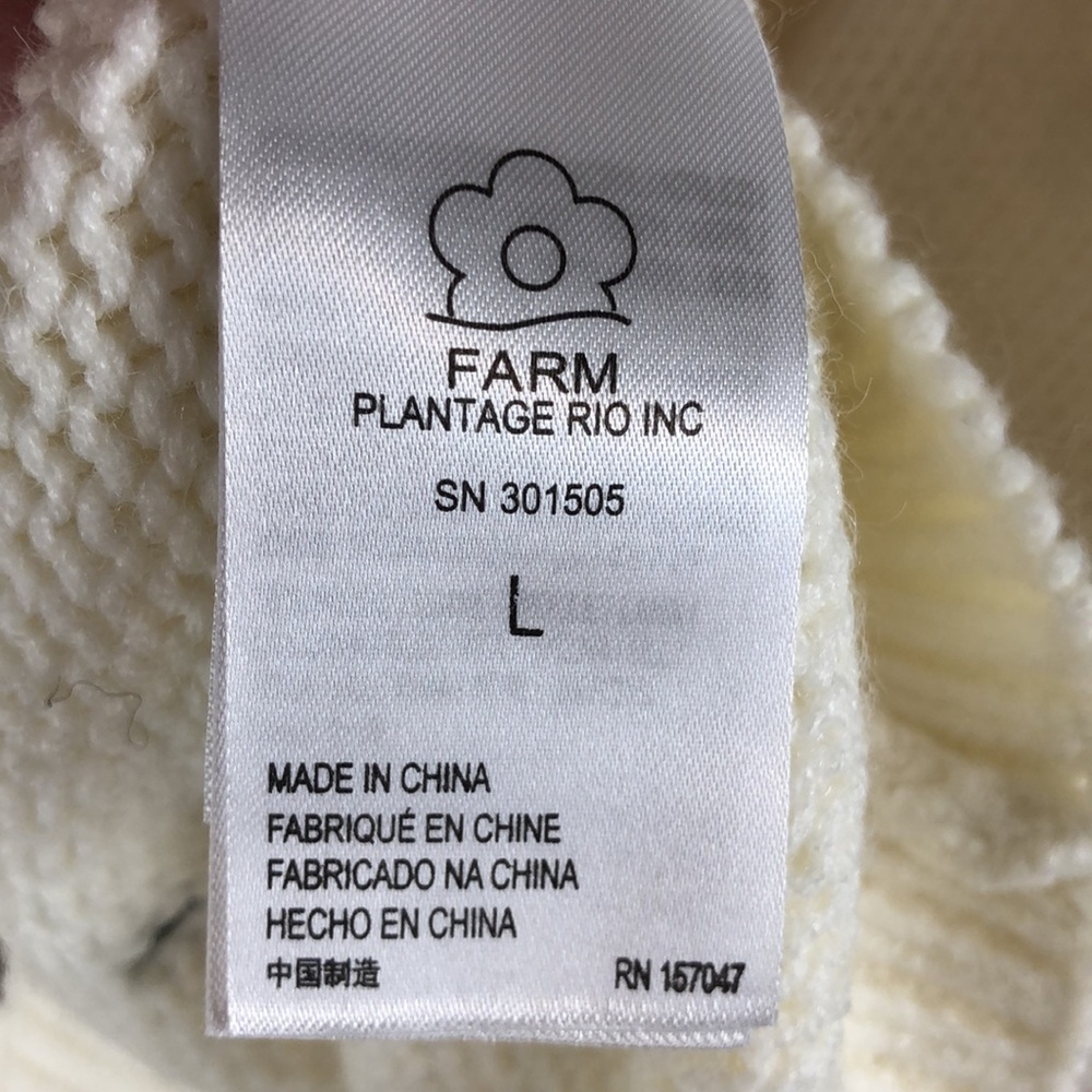 NWT Farm Rio Rainbow Dots Turtleneck Sweater Size: XS, L - Picture 10 of 12